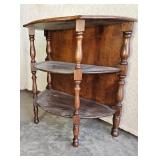 HALF MOON SHELF TABLE