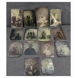 (14) ASSTD VINTAGE TINTYPES