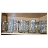 (6) COCA COLA TANKARD GLASSES