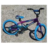 YOUTH BICYCLE PURPLE BLUE 18 INCH