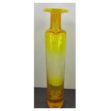 HAND BLOWN ART GLASS VASE