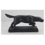 CAST IRON HUNTING DOG PAPERWEIGHT