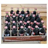 WOOD CASE W/ COCA COLA BOTTLES