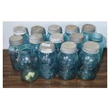 (14) BALL BLUE CANNING JARS