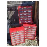 (4) PARTS CABINET ORGANIZERS