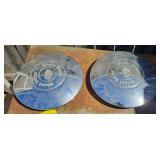 (2) WHEEL HORSE 12 INCH HUBCAPS