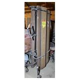 (2)12 FOOT CAFETERIA TABLES FOLDING .