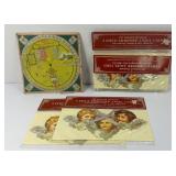 KELLOGGS WHEEL OF KNOWLEDGE & PAPER DECOR