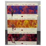 RARE UNCUT MICHAEL JORDAN SHEET