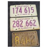 1933 PENNSYLVANIA LICENSE PLATE