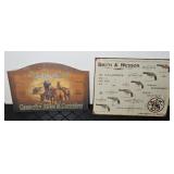 REMINGTON WOOD, SMITH & WESSON METAL SIGNS