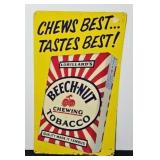 BEECHNUT CHEWING TOBACCO METAL SIGN