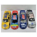 (4) NASCAR DIECAST CARS 1:24