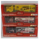 (3) RACING CHAMPIONS NASCAR SEMI 1:87