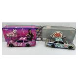 (2) ACTION NASCAR DIECAST CARS 1:24