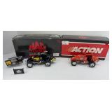 (2) ACTION DIECAST SPRINT CARS 1:24