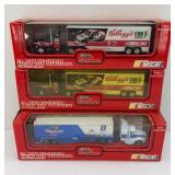 (3) RACING CHAMPIONS DIECAST SEMIS 1:87
