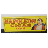 NAPOLEON CIGAR 10C METAL SIGN