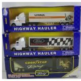 (3) DIECAST SEMI TRUCKS 1:87