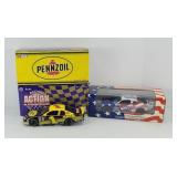 NASCAR DIE CAST CAR & BANK 1:24