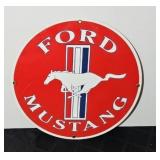 FORD MUSTANG METAL SIGN