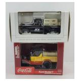 COCA COLA & ACE HARDWARE TRUCK BANKS 1:25