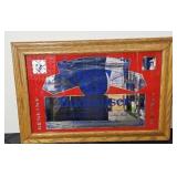 BUDWEISER MIRROR IN FRAME
