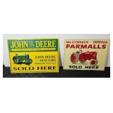 JOHN DEERE / FARMALL METAL SIGNS