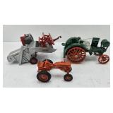 (3) DIECAST FARM EQUIPMENT TOYS