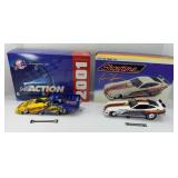 (2) ACTION FUNNY CAR DIECAST CARS 1:24