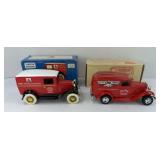 (2) DIECAST BANKS: CITICO & PETE JAKES 1:25