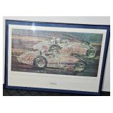 RON BURTON LITHOGRAPH RODGER WARD 1962