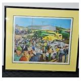 JOHN DEERE EQUIPMENT AUCTION FRAMED PRINT