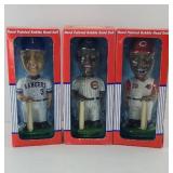 (3) BASEBALL BOBBLEHEADS
