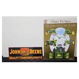 (2) JOHN DEERE METAL SIGNS