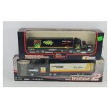 (2) DIECAST SEMI TRAILER RIGS 1:64