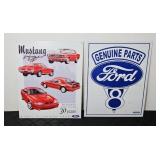 (2) FORD METAL SIGNS