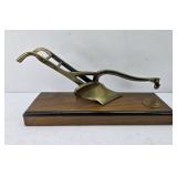 METAL JOHN DEERE 150TH ANNIVERSARY PLOW DISPLAY