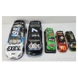 (5) NASCAR DIECAST CARS, VARIOUS SCALES