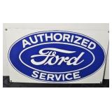 FORD AUTHORIZED SERVICE METAL SIGN