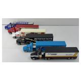 (6) DIECAST SEMI TRUCKS 1:87