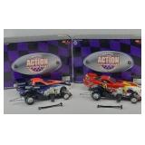 (2) ACTION 1997 DIECAST FUNNY CARS 1:24