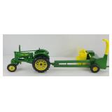 JOHN DEERE BW 40 TRACTOR, ERTL HAY FORAGER