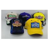 (5) NHRA DRAG RACING HATS