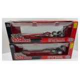 (2) 1996 RACING CHAMPIONS DRAGSTERS 1:24