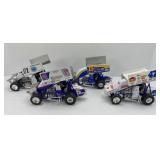 (4) DIECAST SPRINT CARS