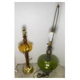 (2) MID CENTURY LAMPS