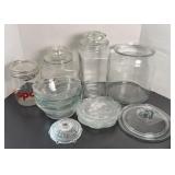 GLASS STORAGE JARS & MORE