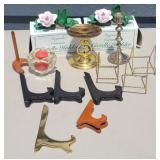 PLATE HOLDERS & CANDLE HOLDERS
