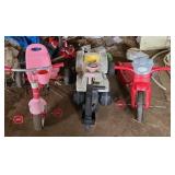(3) SMALL RIDE ONS